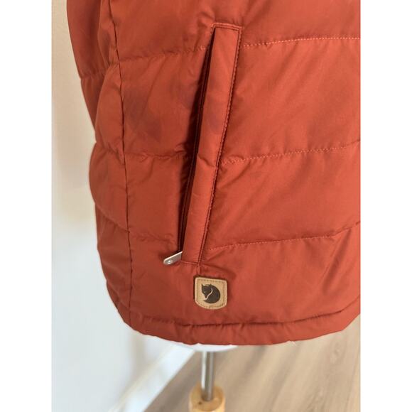 Fjällräven Greenland Down Liner Vest Women Orange Small *marks - Picture 6 of 14